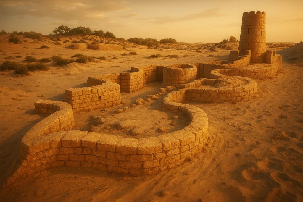 Grande fortaleza descoberta no Egito 3