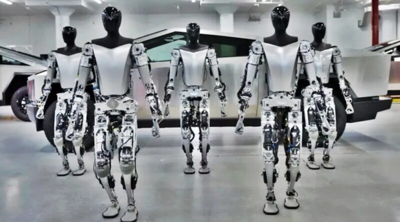 Robos humanoides Tesla 1
