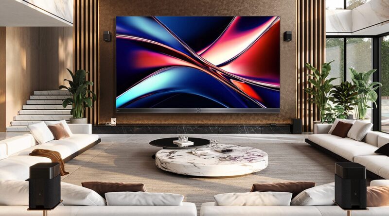 Hisense lança TV de R$ 1 milhão e aposta em luxo tecnológico